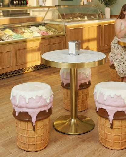 Summerween Eiscreme Hocker 47cm