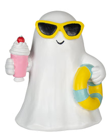 Summerween Geist mit Milkshake & Schwimmreifen 15,5cm