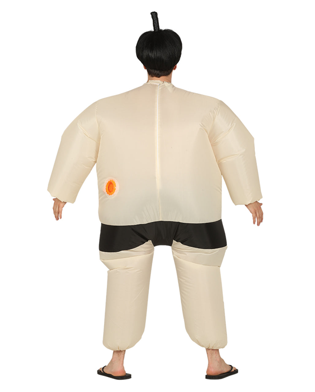 Beiges Sumo Ringer Kostüm zum Aufblasen