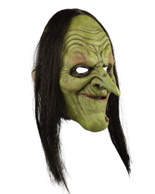 Hexe Halloween Latex Halbmaske