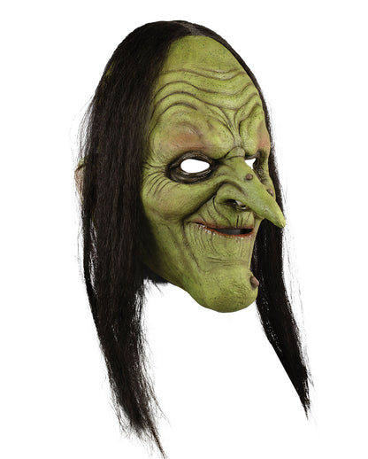Hexe Halloween Latex Halbmaske