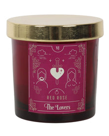 "The Lovers" Tarot Kerze