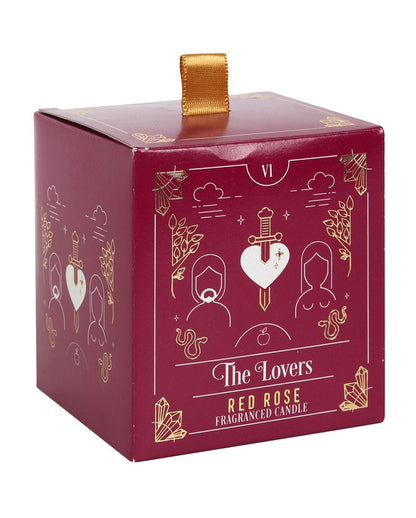 "The Lovers" Tarot Kerze