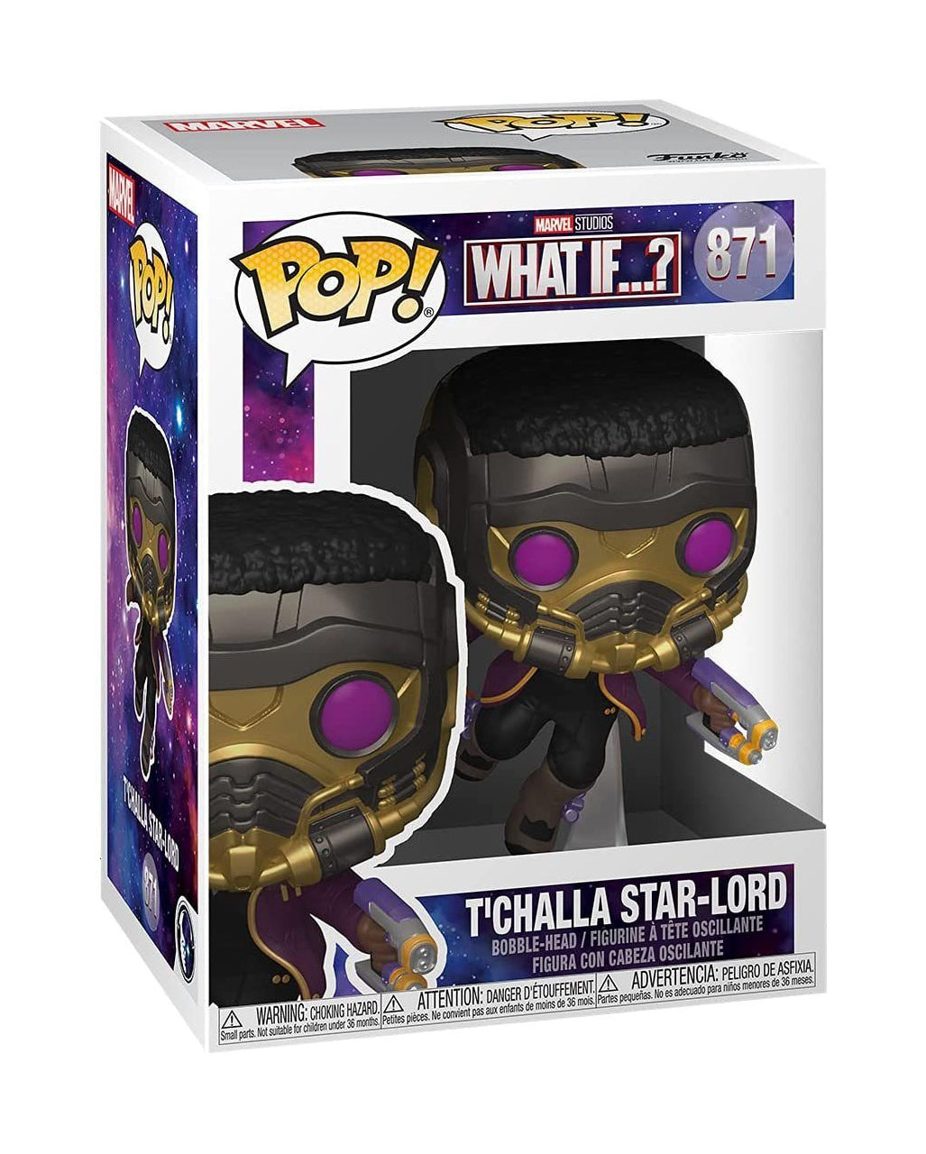 T'Challa Star-Lord Marvel What If...? Funko POP! Figur