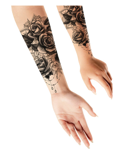 Temporary Rose Mandala Tattoo To Stick On