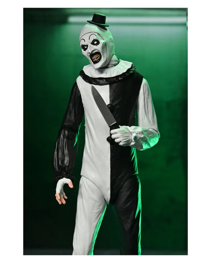 Terrifier 2 Art The Clown & Little Pale Girl NECA Actionfigur 17,5 cm