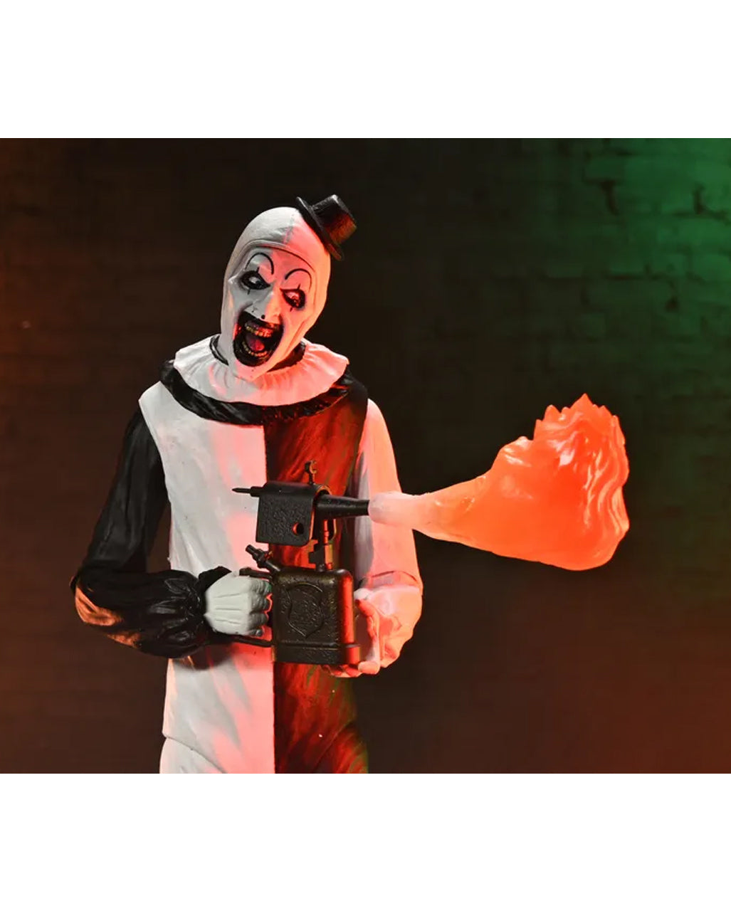 Terrifier 2 Art The Clown & Little Pale Girl NECA Actionfigur 17,5 cm