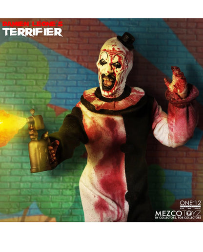 Terrifier One: 12 Collective Deluxe Art The Clown Figur 18cm