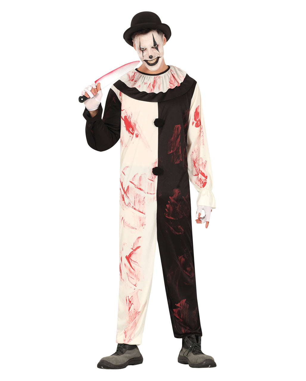 Blutiger Terror Clown Teenager Kostüm 14-16 Jahre