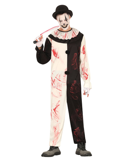Blutiger Terror Clown Teenager Kostüm 14-16 Jahre