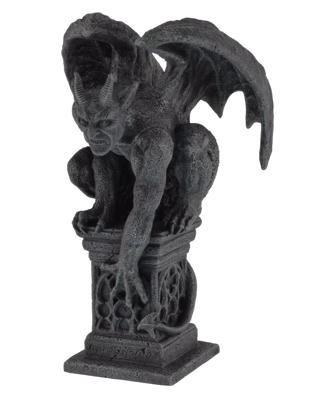 Devil Gargoyle Crawling Down a Column 18 cm