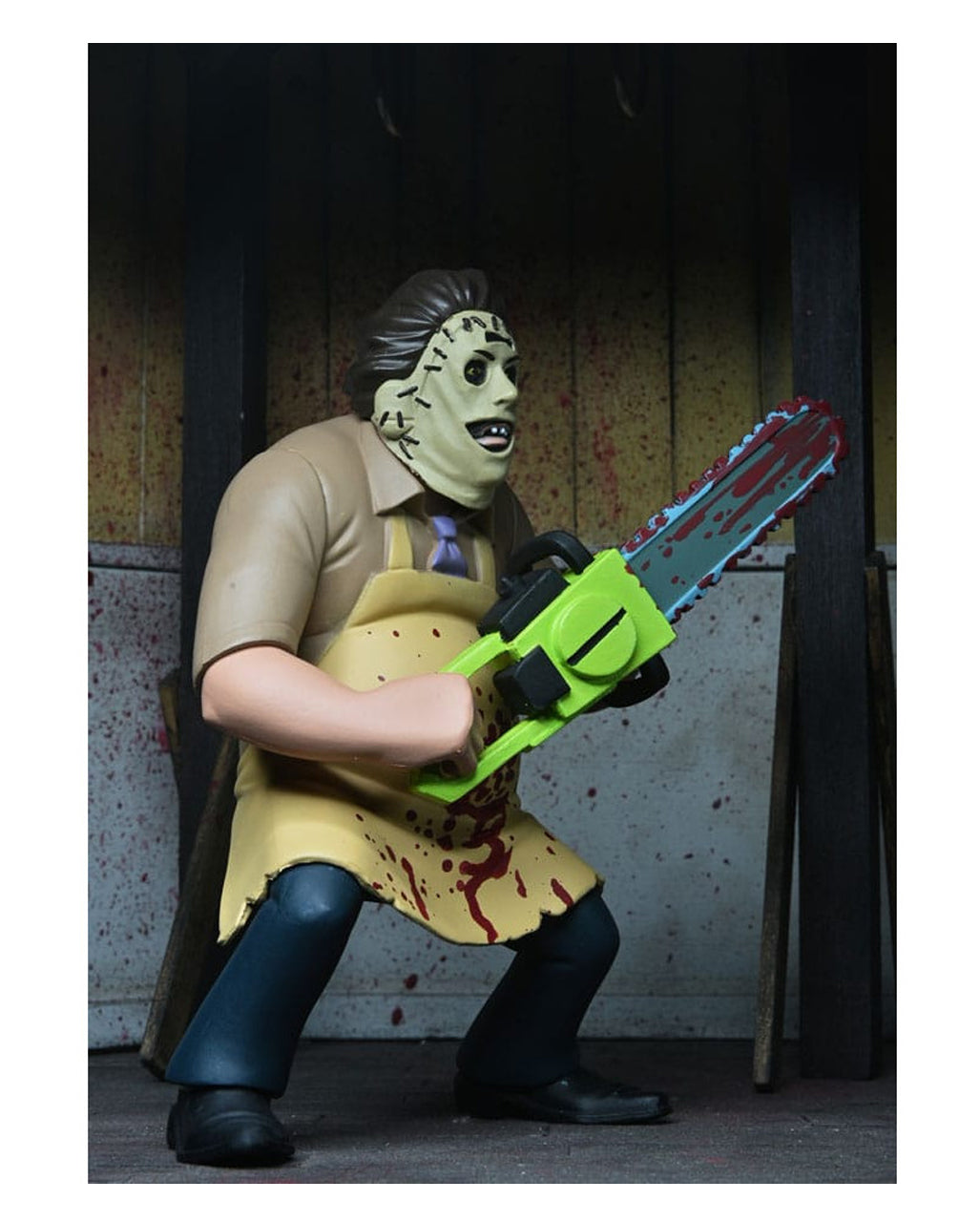 Texas Chainsaw Massacre Bloody Leatherface Actionfigur 15cm