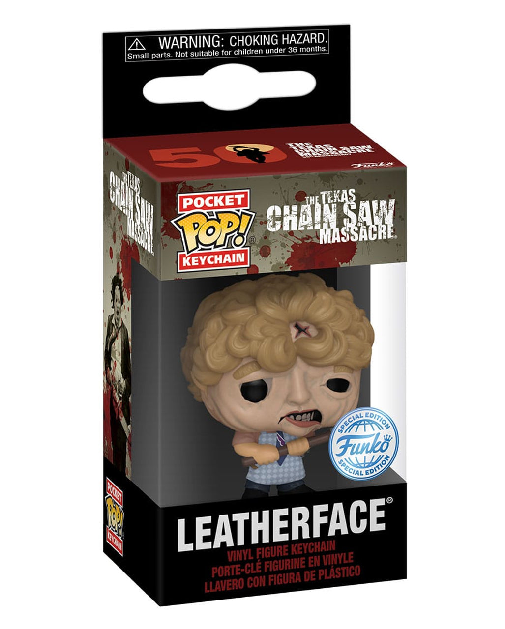 Texas Chainsaw Massacre Leatherface Funko Pocket POP! Schlüsselanhänger