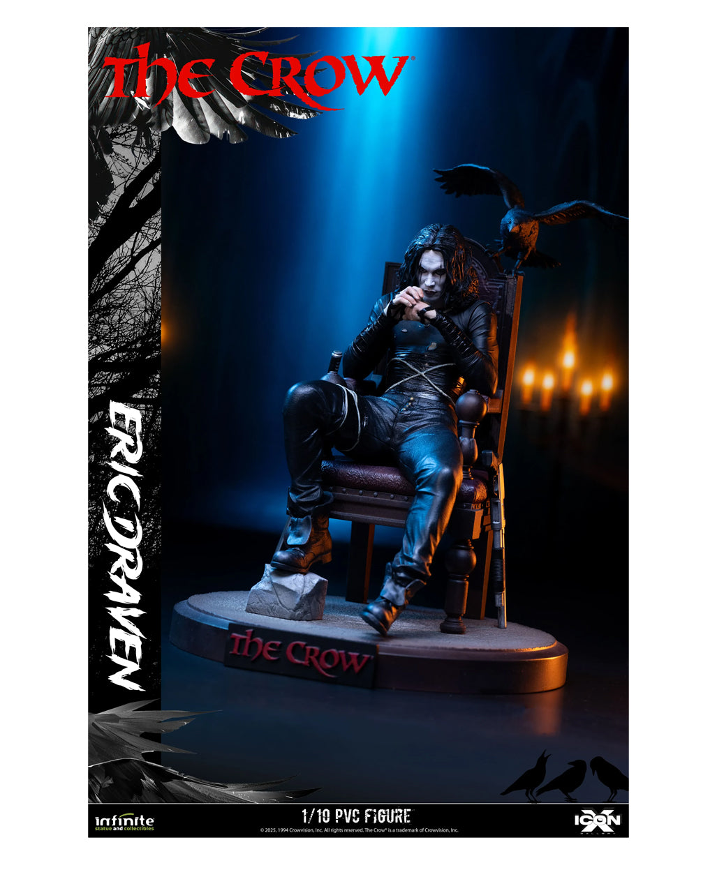 The Crow Eric Draven Icon Figur 20cm