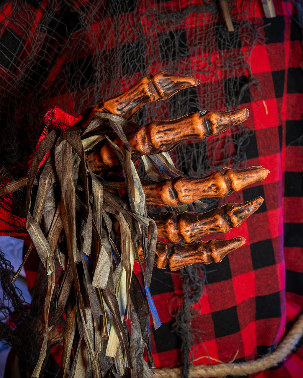 The Hollow Harvester Animatronic mit Kürbisgesicht 198cm