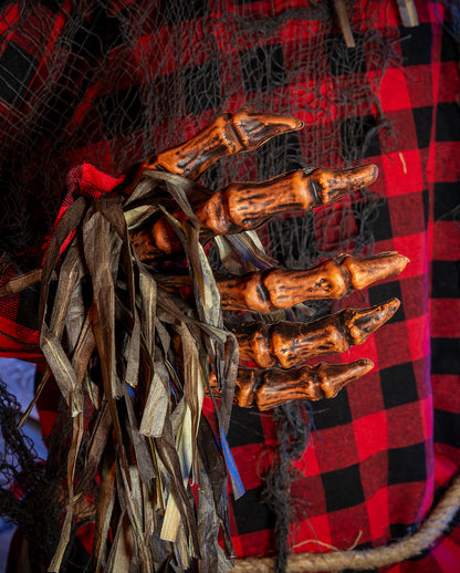 The Hollow Harvester Animatronic mit Kürbisgesicht 198cm