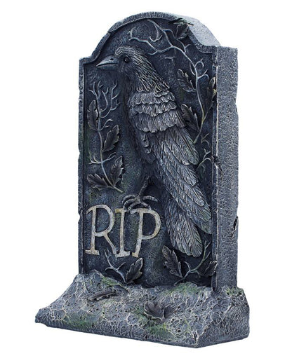 "The Last Perch" Raben Grabstein 25cm