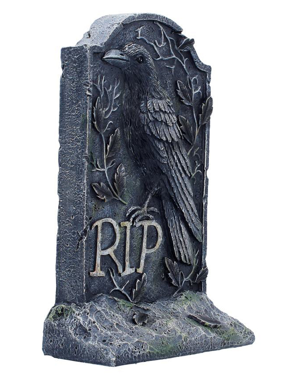 "The Last Perch" Raben Grabstein 25cm