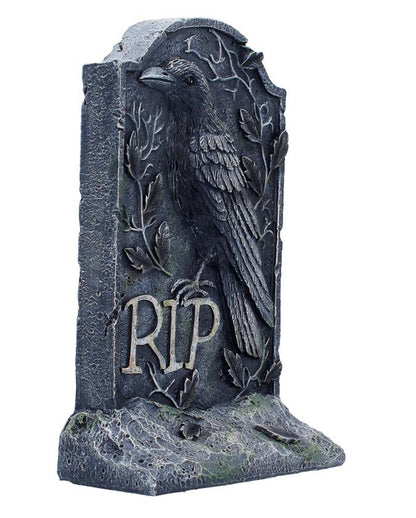 "The Last Perch" Raben Grabstein 25cm