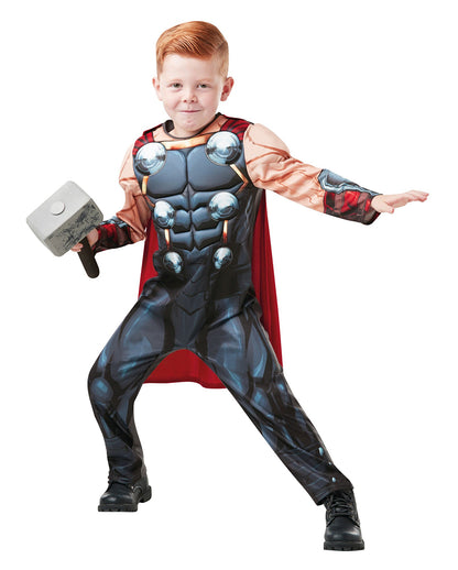 Thor Deluxe Muskel Kostüm für Kinder