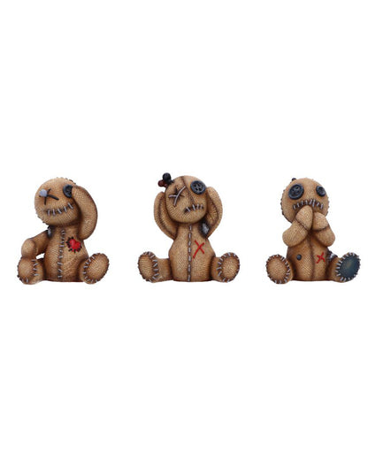 Drei Weise Voodoo Puppen