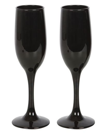 "Til Death Do Us Party" Champagne Glass Set