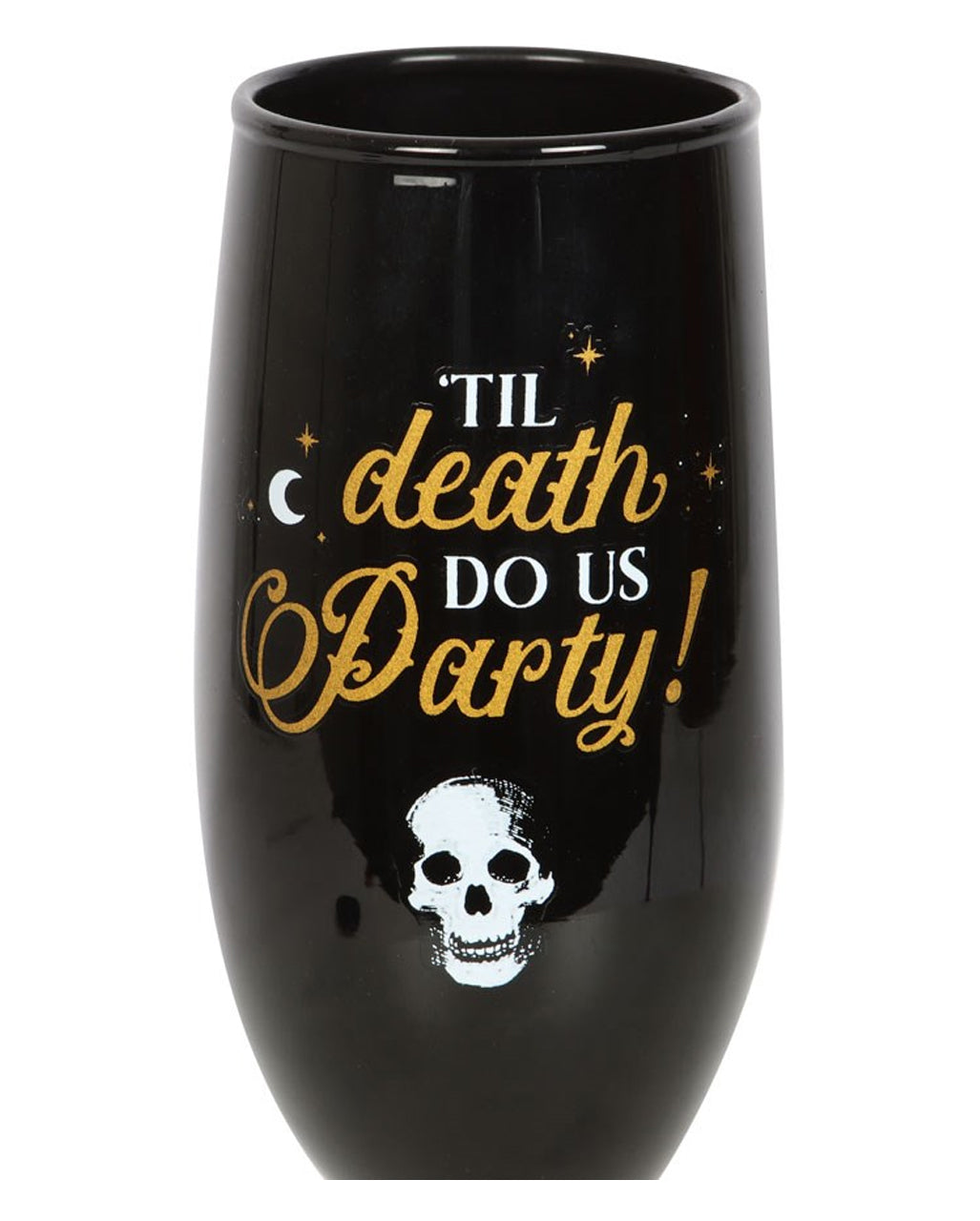 "Til Death Do Us Party" Champagne Glass Set