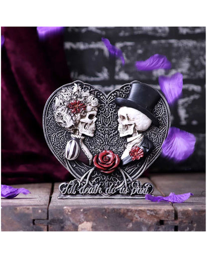 Gothic Skelett Liebespaar Spardose 17,1cm