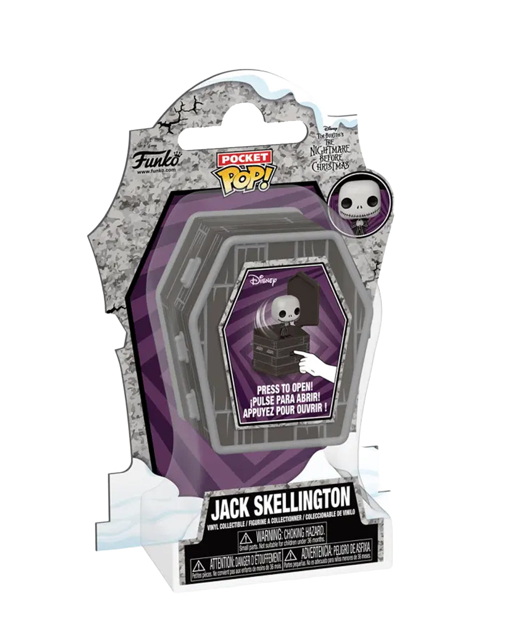 TNBC Jack Skellington Sarg Pocket Funko POP! Figur 6cm