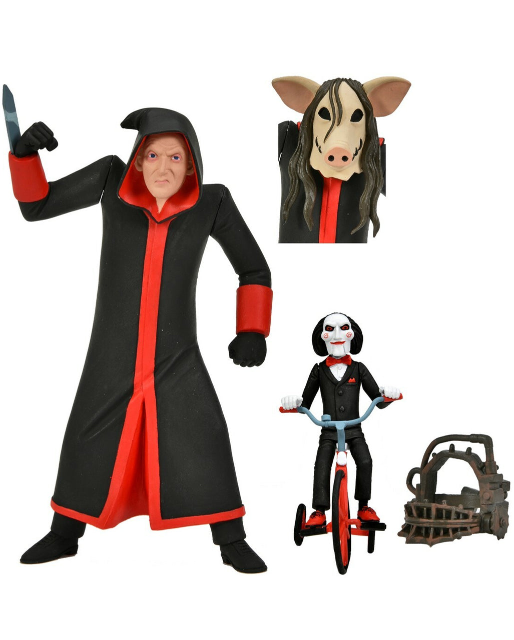 Toony Terrors: SAW - Jigsaw & Billy Action Figure Set 15cm