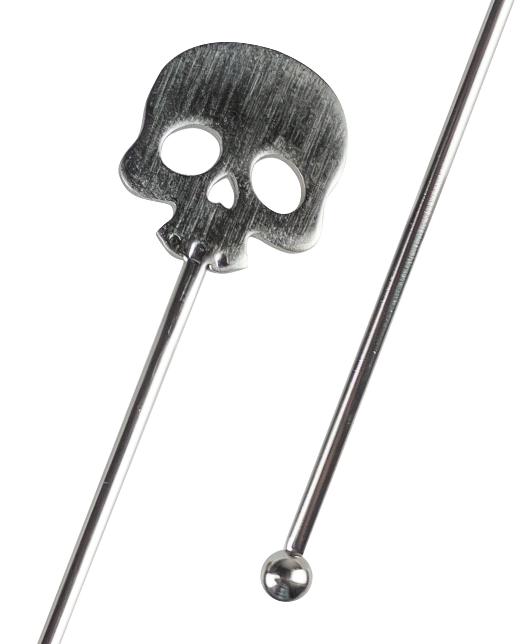 Totenkopf Cocktail Rührstab 2er Set