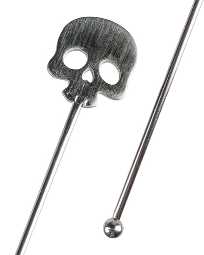 Totenkopf Cocktail Rührstab 2er Set