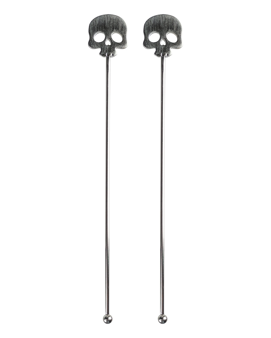 Totenkopf Cocktail Rührstab 2er Set