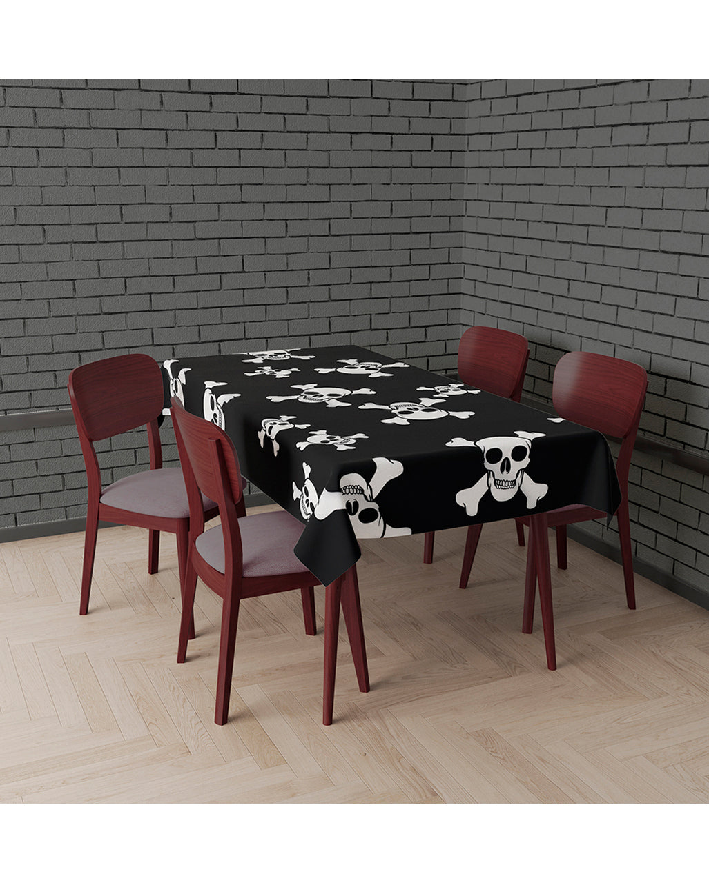 Skull Halloween Table Cloth