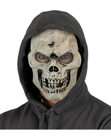 Totenschädelmaske mit versteckten Augen