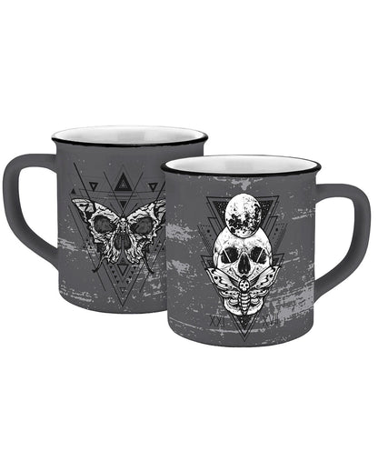 Totenschädel Motte Mystic Tasse
