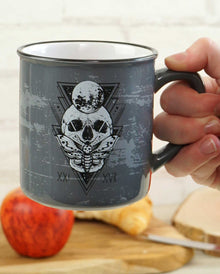 Totenschädel Motte Mystic Tasse