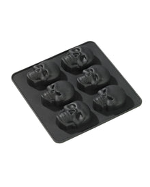 Totenschädel Eiswürfelform aus Silikon 2er Set