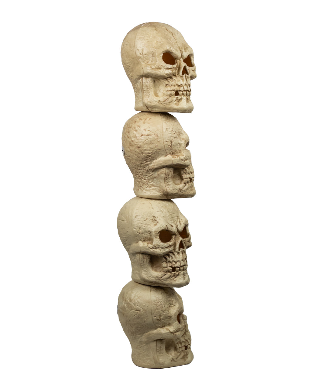 Totenschädel Turm mit 4 Skulls & Licht 120cm