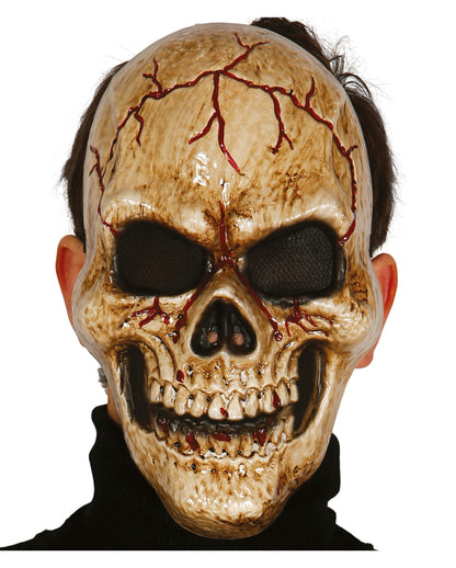 Totenschädel der Finsternis Halbmaske