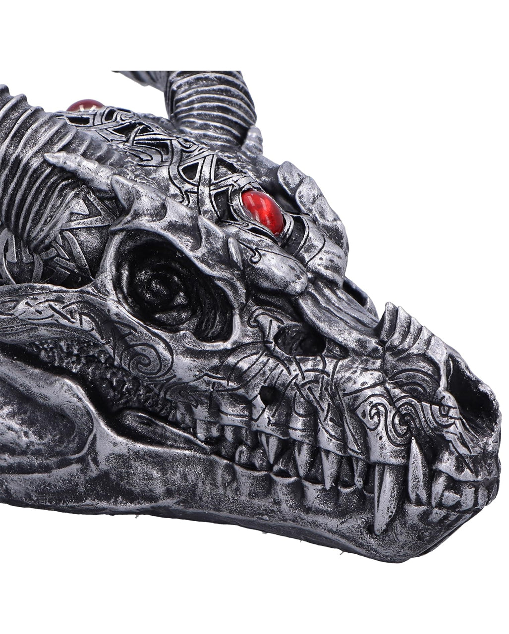 Tribal Flame Sci-Fi Drachenschädel 21,5cm