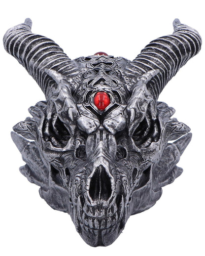 Tribal Flame Sci-Fi Drachenschädel 21,5cm