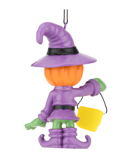 Trick or Treat Kürbis Männchen Christbaumkugel 8,9cm