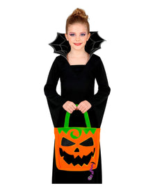Trick or Treat Halloween Kürbis Sammeltasche