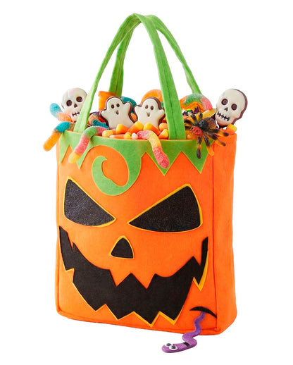Trick or Treat Halloween Kürbis Sammeltasche