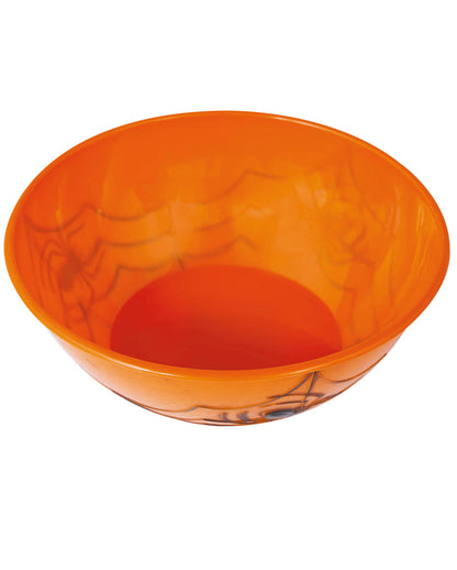 Orange Trick Or Treat Spider Bowl
