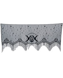 Gothic Schal Triple Moon für Kaminsims & Fensterbrett