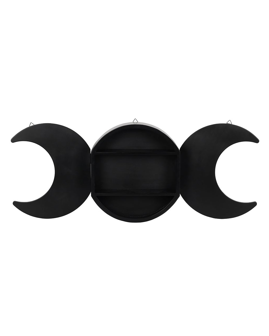 Dreifach Mond Wandregal 93cm