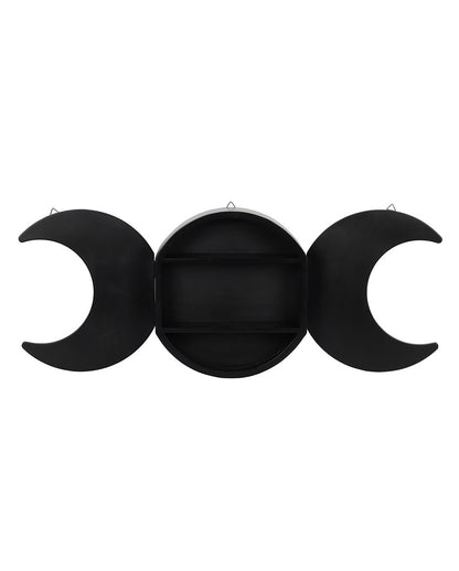 Dreifach Mond Wandregal 93cm