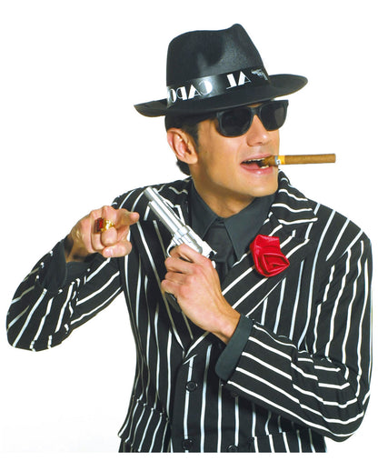 Silberfarbener Trommelrevolver